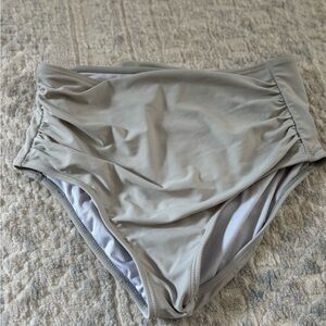 High-Waisted Sage Green Bikini Bottom